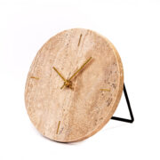 Reloj de mármol beig