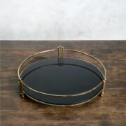 Bandeja circular Art Nouveau